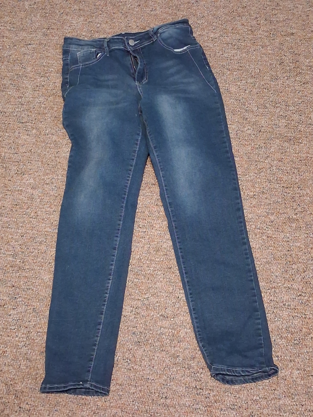 Women's Dark Blue Slim Fit Jeans